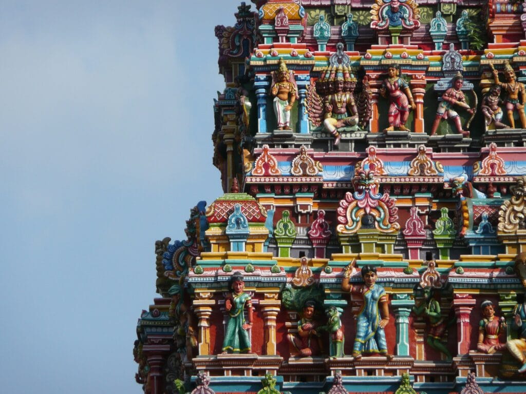 Voyage en Inde en 2026 - Gopuram au temple de Minakshi - Voyage sur mesure avec NostalAsia ANN