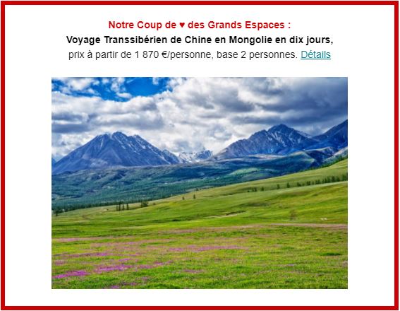 Voyafe Transsibérien de Chine en Mongolie en dix jours
