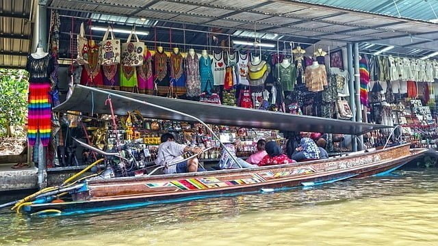 Voyage Thaïlande : Le marché flottant de Damnoen Saduak