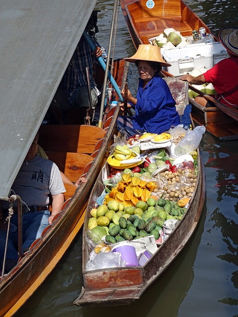 Voyage Thaïlande : Le marché flottant de Damnoen Saduak