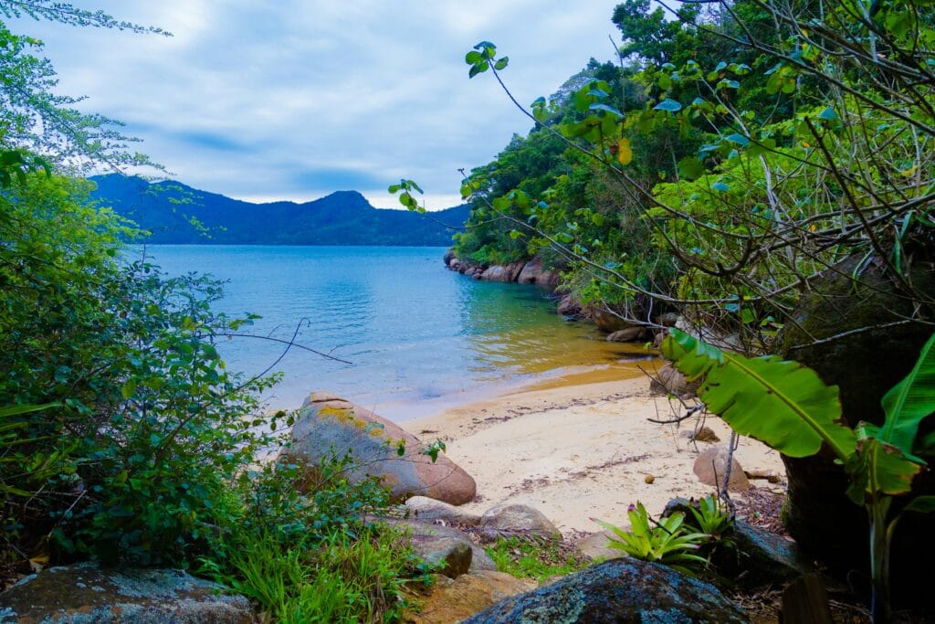 Voyage au Brésil en 2026 - crique lors d'une sortie en bateau depuis Paraty - Voyage sur mesure avec NostaLatina ANN