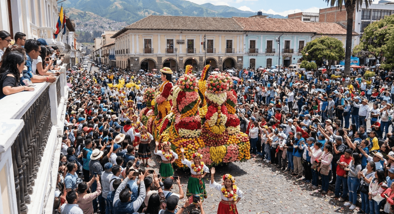Actualité du mois – Février 2026 : Fiesta de las Flores y las Frutas en Équateur